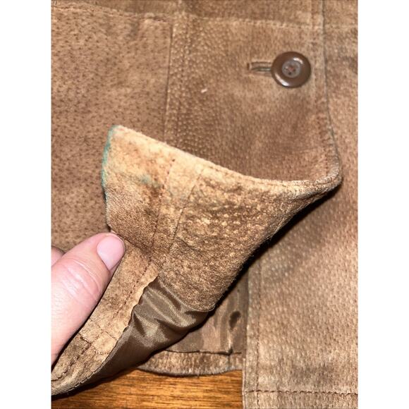 Hypo Active Women's Brown Leather Jacket Size S Needs Cleaning - Picture 7 of 10